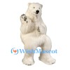 Realistic Polar Bear Mascot Costume