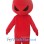 Red Flame Man Mascot Costume