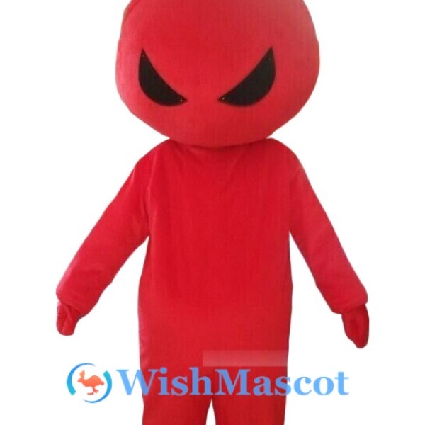 Red Flame Man Mascot Costume