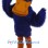 Furry Blue Platypus Mascot Costume