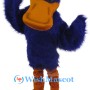 Furry Blue Platypus Mascot Costume