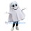 White Ghost Mascot Costume