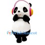 Music Panda Mascot Costume
