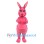 Pink Kangaroo Mascot Costume