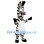 Zany Zebra Mascot Costume