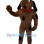 House Brown Dog Mascot Costume