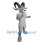Power Gray Goat Mascot Costume