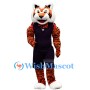 Adult Power Tiger Mascot Costume