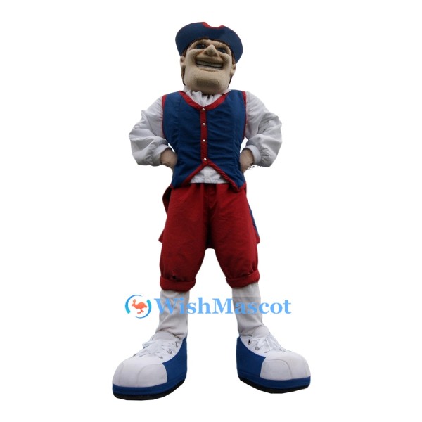 Happy Patriot Mascot Costume