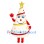 White Christmas Tree Mascot Costume