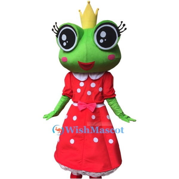 Frog Princess Mascot Costume