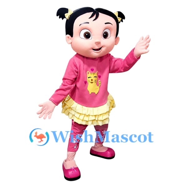 Cute Girl Mascot Costume