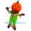 Halloween Pumpkin Scarecrow Mascot Costume