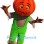 Halloween Pumpkin Scarecrow Mascot Costume