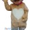 Brown Dog Mascot Costume with Heart