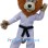 Karate Lion Mascot Costume