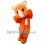 Orange Rhinoceros Baby Mascot Costume