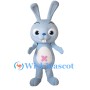 Blue Rabbit Mascot Costume