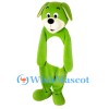 ‌Green Plush Dog Mascot Costume