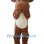 ‌Cute Brown Calf Mascot Costume