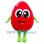 Sweet Strawberry Mascot Costume