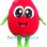 Sweet Strawberry Mascot Costume