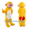 Yellow Monkey Mascot Costume