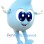 Water Drop Mascot Costume