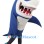 Realistic Shark Mascot Costume
