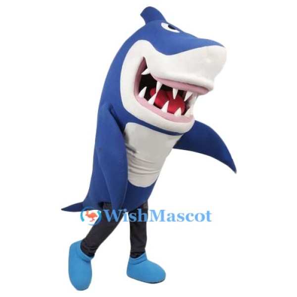 Realistic Shark Mascot Costume
