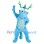 Blue Dragon Mascot Costume