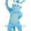 Blue Dragon Mascot Costume