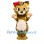 Brown Cat Mascot Costume
