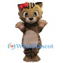 Brown Cat Mascot Costume
