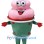 Pink Ice Cream Mascot Costume