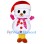 Snowman Mascot Costume for Christmas Events
