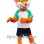 Energetic Fox Mascot Costume