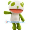 Superb Green Panda Mascot Costume