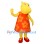 ‌Cute Yellow Hippo Mascot Costume