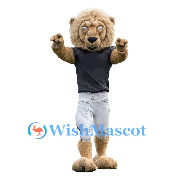 Vibrant Lion Mascot Costume