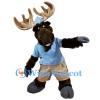 Superb Moose Mascot Costume