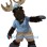Superb Moose Mascot Costume