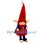 Red-Capped Elf Mascot Costume