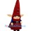Red-Capped Elf Mascot Costume