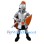 Medieval European Knight Mascot Costume