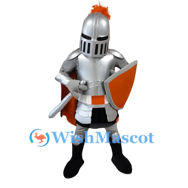Medieval European Knight Mascot Costume
