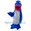 Ugly Blue Fish Mascot Costume