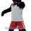 Sporty Black Panther Mascot Costume