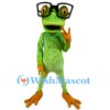 ‌Frog Mascot Costume with Glasses