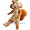 Happy Squirrel Mascot Costume